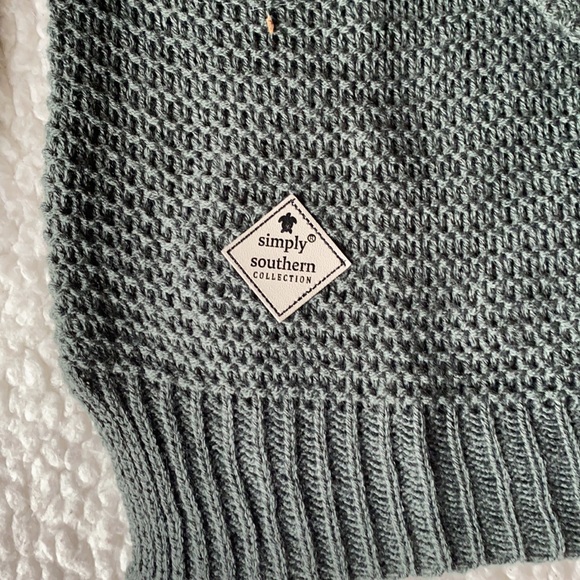 Grey Simply Southern Turtle Neck Sweater - Picture 2 of 3